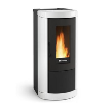 Nordica Extraflame Estufa De Pellets De Madera Blanca De 8kw. - Miettaevoblanc