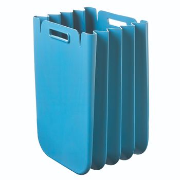 Cubos de Basura Reciclaje Apilables. 20L, 34x29x47cm (Azul)