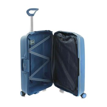 Roncato Mala De Viagem / Trolley Médio 68cm 4 Rodas Light Azul Celeste