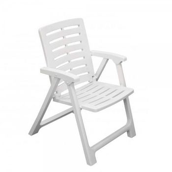 Sillon Plegable Resina Rexi Blanco