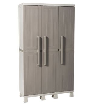 Armario Escobero Dos Puertas 181x68x39cm. Sahara con Ofertas en Carrefour