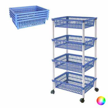 Carrito Verdulero Quid Square Metal (34 X 34 X 76 Cm) con Ofertas en  Carrefour