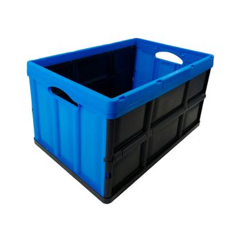 Caja Plegable Tontarelli 62l Negro Y Azul