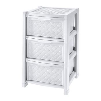 Cajonera De Armario Color Blanco Brillo, 4 Cajones, Mueble Auxiliar Para  Interior Armario 46x61x45 Cm con Ofertas en Carrefour