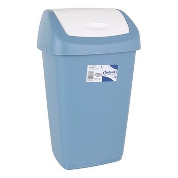 Papelera Tontarelli Aurora 9 L Azul Blanco