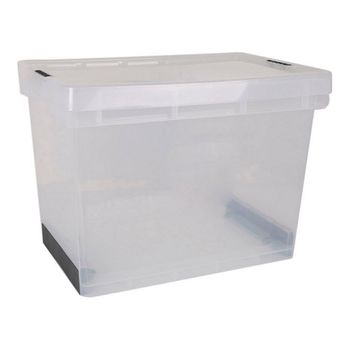 Caja De Almacenaje Con Tapa Evolution Transparente (39 X 29 X 20,5 Cm)