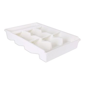 Organizador Para Cubiertos Tontarelli Bella Plus Blanco (43,6 X 28,7 X 7,13 Cm)