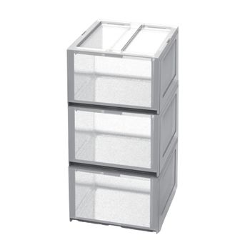 Organizador 3 Cajones Loira Ng 36x27x27cm - Plasticforte - 1123602.. con  Ofertas en Carrefour