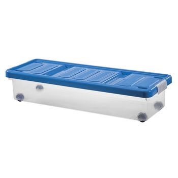 Caja De Almacenamiento 79x28,7x16,8cm Azul Tontarelli