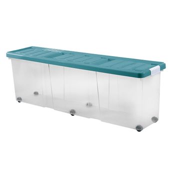 Caja De Almacenamiento 119x28,7x38,9cm Azul Tontarelli