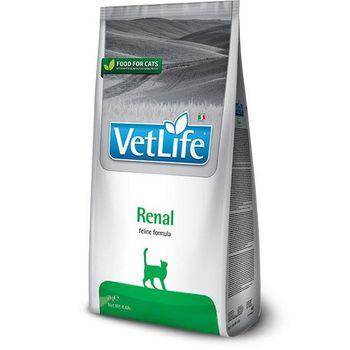 Fórmula Felina Vet Life Cat Renal Pienso Veterinario Para Gatos Farmina