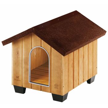 Caseta Para Perros Domus Small Madera 61x74,5x55 Cm 87001000 Ferplast