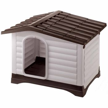 Caseta Para Perros Villa 70 Gris 73x59x53 Cm 87253099 Ferplast