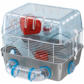 Jaula De Hamster Combi 1 Fun Gris 40,5x29,5x32,5 Cm 57926499