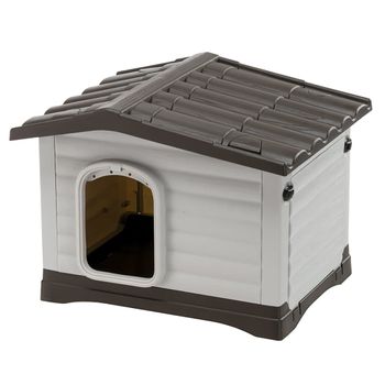 Caseta Para Perros Dogvilla 60 Gris 58x48x44 Cm Ferplast