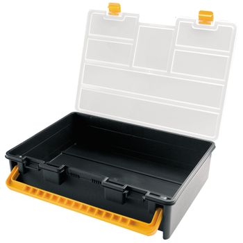 Organizador De Plástico L443 X P317 X H107 Mm, Con Tapa Transparente