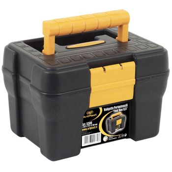 Caja Herramientas Polipropileno Artplast Valentino 8,5l Negro-amarillo