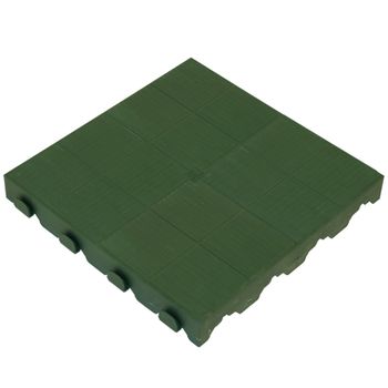 Suelo Para Terraza 39x39x4,8 Cm; Superficie 0,15m² Colección Combi - Verde