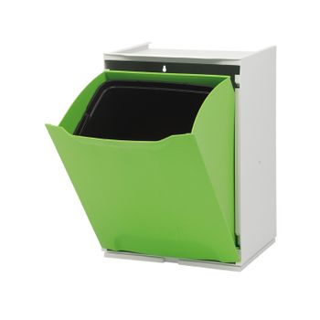 Contenedor De Reciclaje Apilable Duett Verde