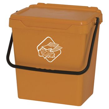 Cubo De Polipropileno Artplast Biosystem 40 X 30,5 X 39 Cm Amarillo