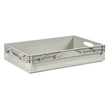 Caja Industrial De Polipropileno Artplast 600x400 H 120 Mm Gris