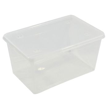 Caja Transparente Con Cubierta De Polipropileno Artplast Tuobox Blanco