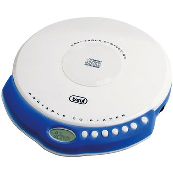 Trevi Cmp 498 Reproductor De Cd Portátil Azul, Blanco