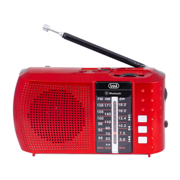 Multiband Bluetooth Portable Radio Usb Micro Sd Trevi Ra 7f20 Bt Red