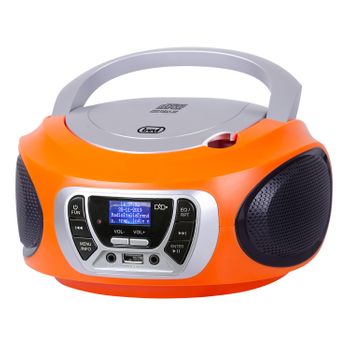 Trevi Cmp 510 Dab Digitale 3 W Dab, Dab+, Fm Arancione Riproduzione Mp3