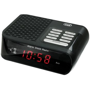 Radio Portátil Rc 827 D Alarm Clock Negro