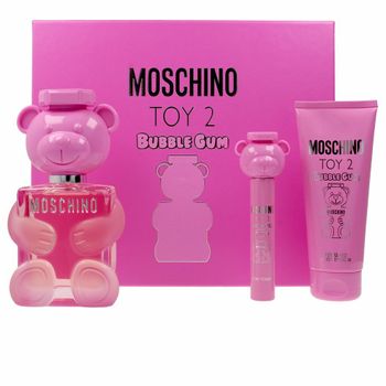 Set De Perfume Mujer Moschino Toy 2 Bubble Gum (3 Pcs)