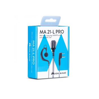 Auricular Midland Ma21-l Pro Solapa Con Auricular Ajustable. Vox/ptt