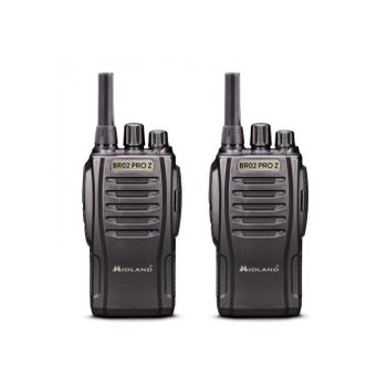 Walkie Talkie Midland Br02 Pro Z Pack 2 Radios Con Cargadores Y Dos Micro Auriculares