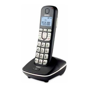 Saiet Ergo Telefono Dect Identificatore Di Chiamata Nero