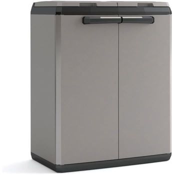 Papelera De Reciclaje Keter - Split Basic - Gris