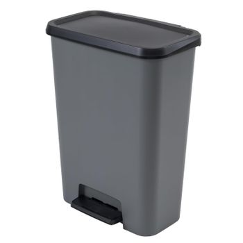 ⇒ Cubo de basura curver slim bin 25 litros metal ▷ Precio. ▷ Comprar con  los Mejores Precios. Ofertas online