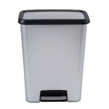 ⇒ Cubo de basura curver slim bin 40 litros metal ▷ Precio. ▷ Comprar con  los Mejores Precios. Ofertas online