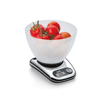 Balanza Electrónica De Cocina, Bol Color Metal 5 Kg