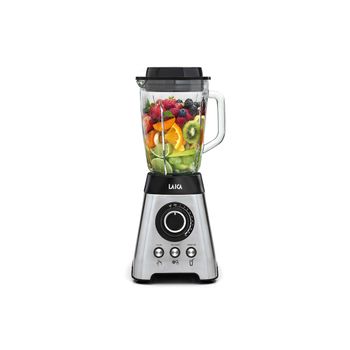 Batidora Vaso Jarra Cristal 1,5 Litros, Picahielo, 2  Velocidades+Turbo,Cuchilla 4 hojas, Acero Inox Proficook UM 1195 800W Gris  - Robots de cocina - Los mejores precios