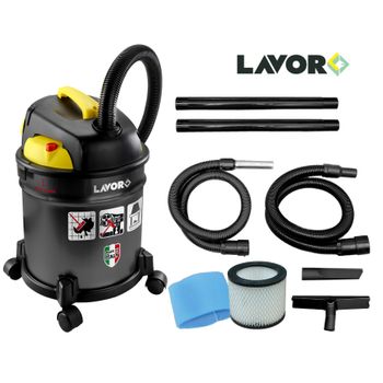 Lavor Freddy Aspiradora De Liquidos, 1200 W, 20 Litros, 75 Decibelios, Negro/amarillo