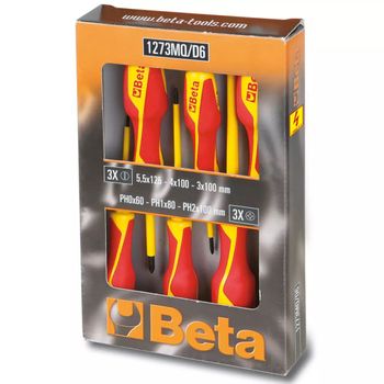 Set Destornilladores De Acero 6 Uds 127q/d6 012730851 Beta Tools