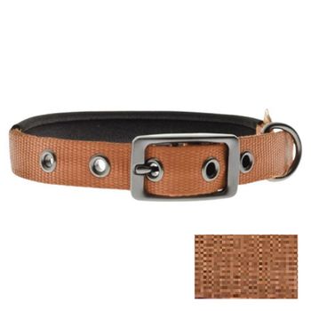 Ferribiella Collar Nylon Acolchado Cm 65x2,5 Marrón