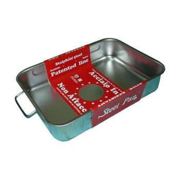 Steel Pan Plato De Horno De Acero Inoxidable 40x28cm - 11163