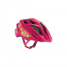 Met Casco Crackerjack 52/57 Rosa/verde