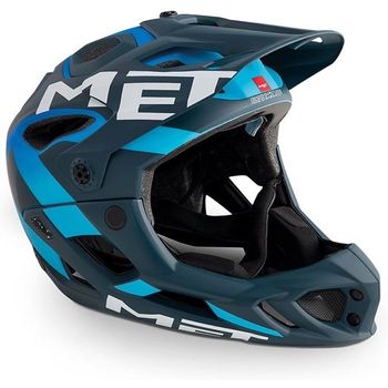 Met Casco Parachute Azul Rayo M 54-58