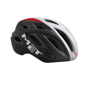 Met Casco Idolo Blanco/negr/rojo