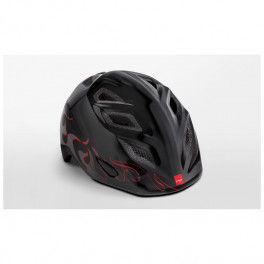 Met Casco Genio Negro Llamas M 52-57