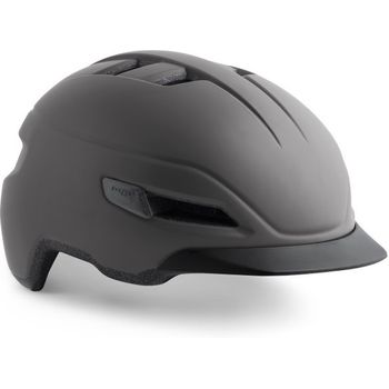 Met Casco Corso Gris Oscuro