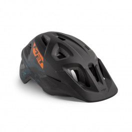 Met Casco Eldar Negro Naranja M(52-57)