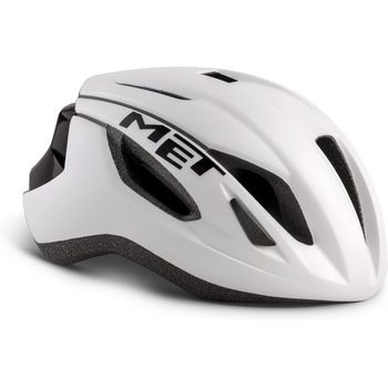 Met Casco Strale Blanco Negro